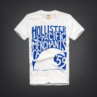 T-shirt Hollister Blanc Homme